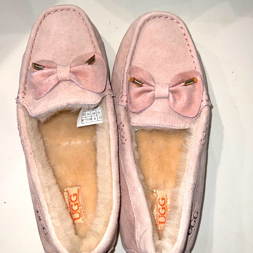 UGG moccasin slippers pink